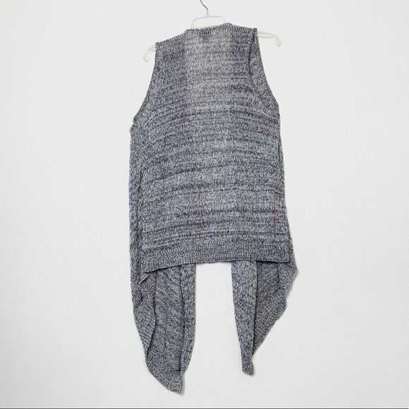 Torrid Grey Marled Long Sleeveless Cardigan Sweater - Picture 3 of 6
